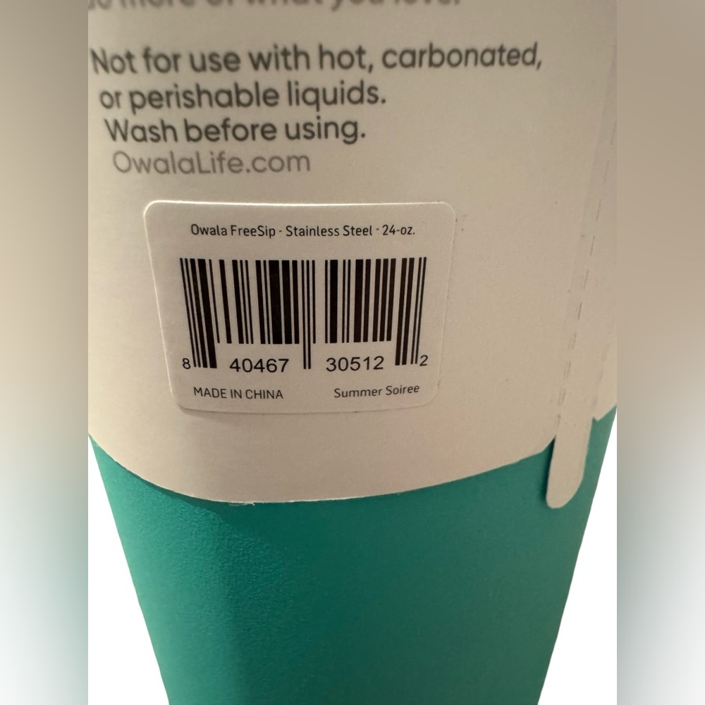 Owala FreeSip 24oz Stainless Steel
Water Bottle Summer Soirée - Picture 5 of 5